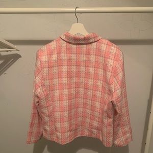 Vintage slightly cropped aesthetic 90s clueless tweed blazer [JACKET ONLY!!]